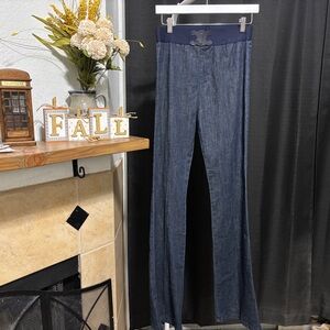 Celine Paris Denim Trousers Navy Straight Leg Made in Italy Size 28